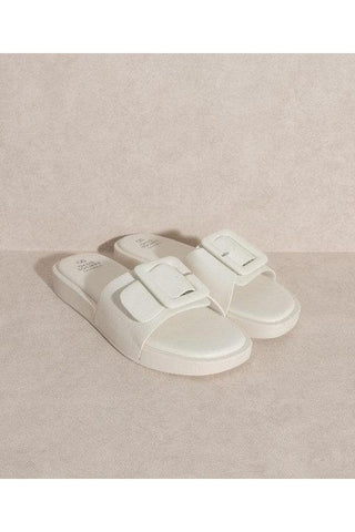 OASIS SOCIETY Daisy - Single Buckle Slide - SwagglyLife Home & Fashion