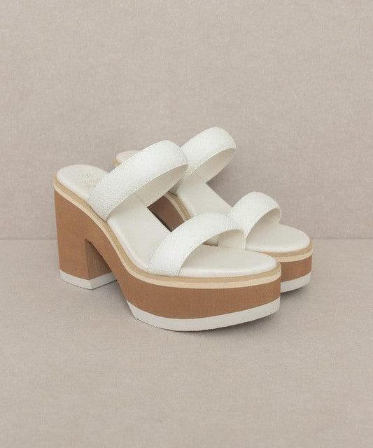 OASIS SOCIETY Daphne - Chunky Heeled Sandal - SwagglyLife Home & Fashion