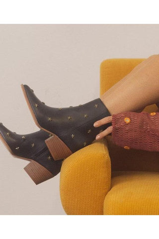 OASIS SOCIETY Ivanna - Star Studded Western Boots - SwagglyLife Home & Fashion
