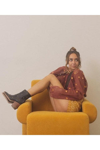 OASIS SOCIETY Ivanna - Star Studded Western Boots - SwagglyLife Home & Fashion