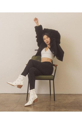 OASIS SOCIETY Ivanna - Star Studded Western Boots - SwagglyLife Home & Fashion