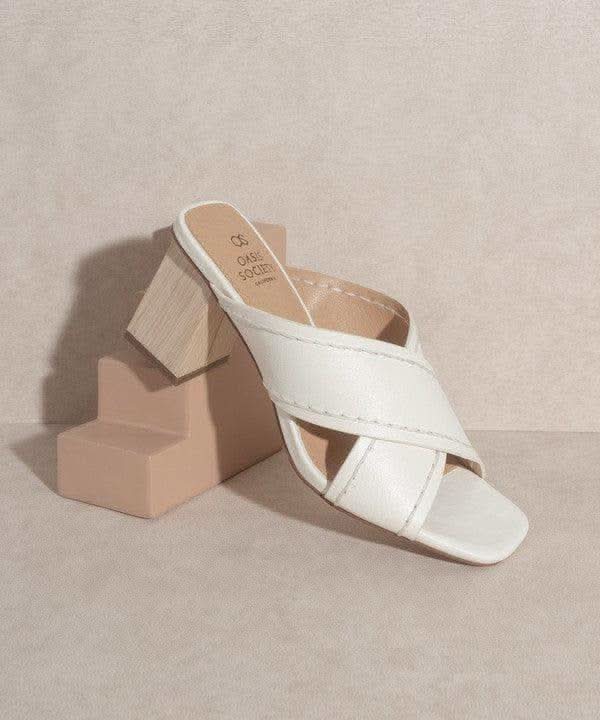 OASIS SOCIETY Jade - Strappy Stitched Sandal - SwagglyLife Home & Fashion