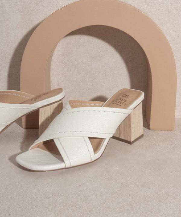 OASIS SOCIETY Jade - Strappy Stitched Sandal - SwagglyLife Home & Fashion