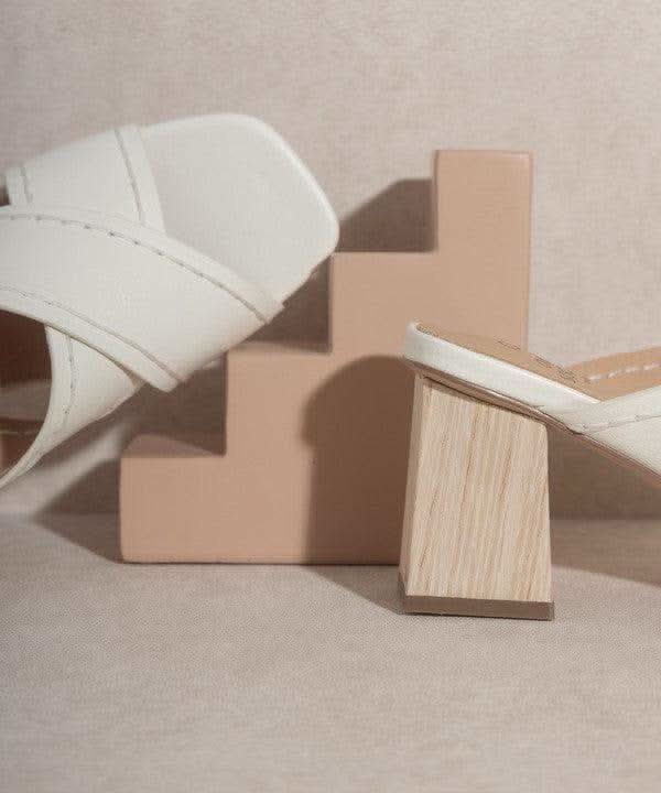 OASIS SOCIETY Jade - Strappy Stitched Sandal - SwagglyLife Home & Fashion