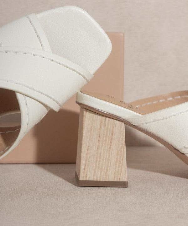 OASIS SOCIETY Jade - Strappy Stitched Sandal - SwagglyLife Home & Fashion