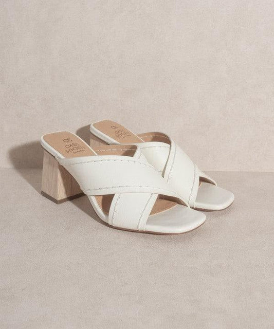 OASIS SOCIETY Jade - Strappy Stitched Sandal - SwagglyLife Home & Fashion