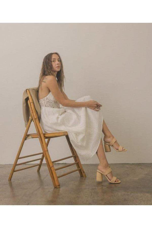 OASIS SOCIETY Kayla - Raffia Sandal Heel in - Shoes photo