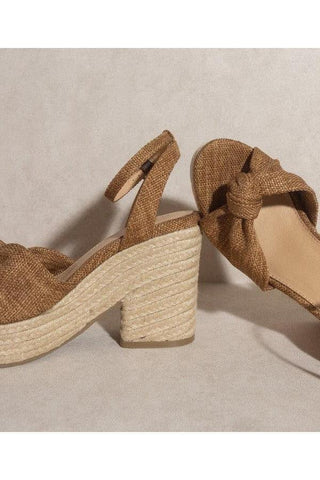OASIS SOCIETY Mackenzie - Espadrille Wedge Sandal - SwagglyLife Home & Fashion