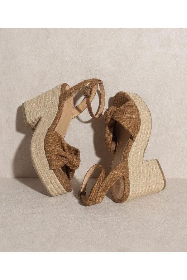 OASIS SOCIETY Mackenzie - Espadrille Wedge Sandal - SwagglyLife Home & Fashion