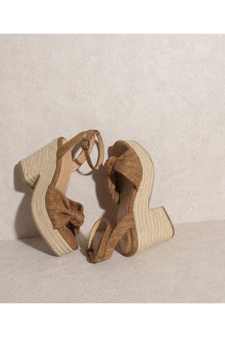OASIS SOCIETY Mackenzie - Espadrille Wedge Sandal - SwagglyLife Home & Fashion