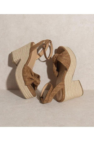 OASIS SOCIETY Mackenzie - Espadrille Wedge Sandal - SwagglyLife Home & Fashion