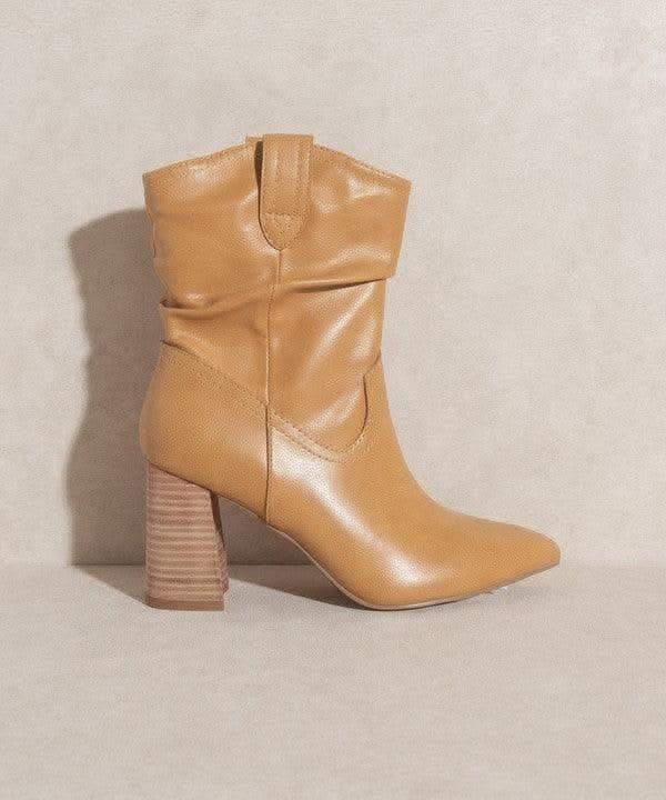OASIS SOCIETY Mavis - Western Style Bootie - SwagglyLife Home & Fashion
