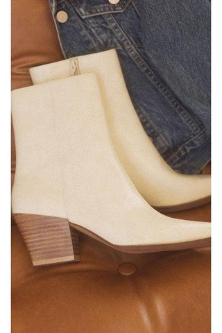 OASIS SOCIETY Miley - Alligator Print Booties - SwagglyLife Home & Fashion