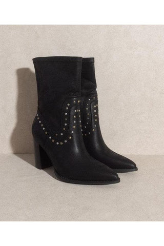 OASIS SOCIETY Paris - Studded Boots - SwagglyLife Home & Fashion