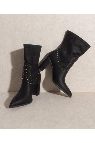 OASIS SOCIETY Paris - Studded Boots - SwagglyLife Home & Fashion