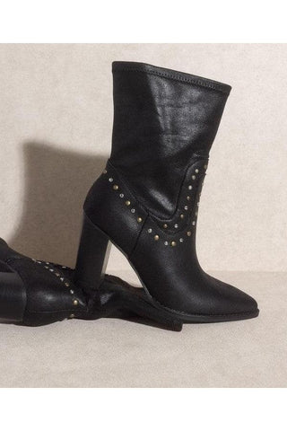 OASIS SOCIETY Paris - Studded Boots - SwagglyLife Home & Fashion