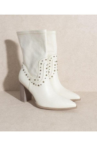 OASIS SOCIETY Paris - Studded Boots - SwagglyLife Home & Fashion