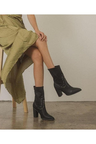 OASIS SOCIETY Paris - Studded Boots - SwagglyLife Home & Fashion