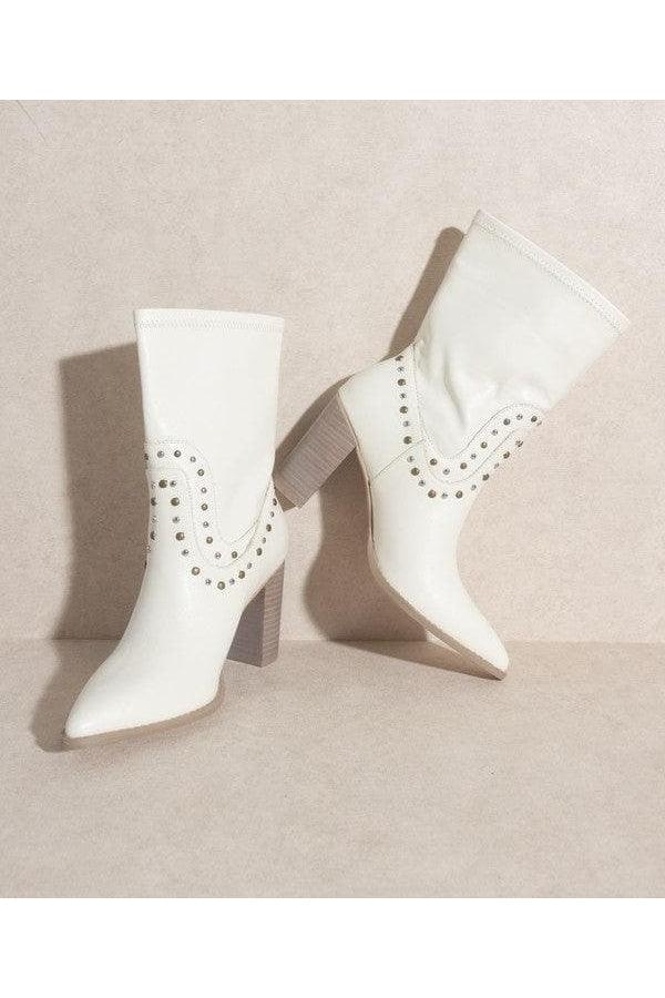 OASIS SOCIETY Paris - Studded Boots - SwagglyLife Home & Fashion