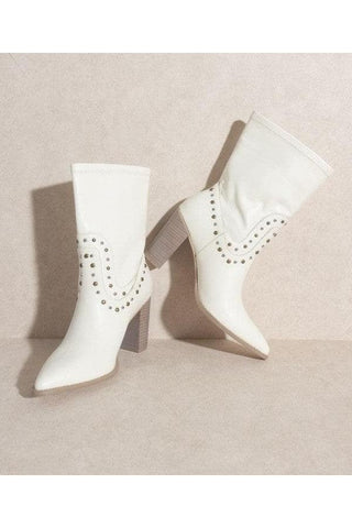 OASIS SOCIETY Paris - Studded Boots - SwagglyLife Home & Fashion