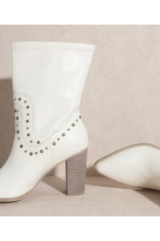 OASIS SOCIETY Paris - Studded Boots - SwagglyLife Home & Fashion