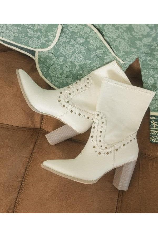 OASIS SOCIETY Paris - Studded Boots - SwagglyLife Home & Fashion