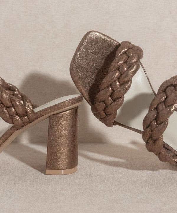 OASIS SOCIETY Savannah - Metallic Heel, 2 Colors - SwagglyLife Home & Fashion