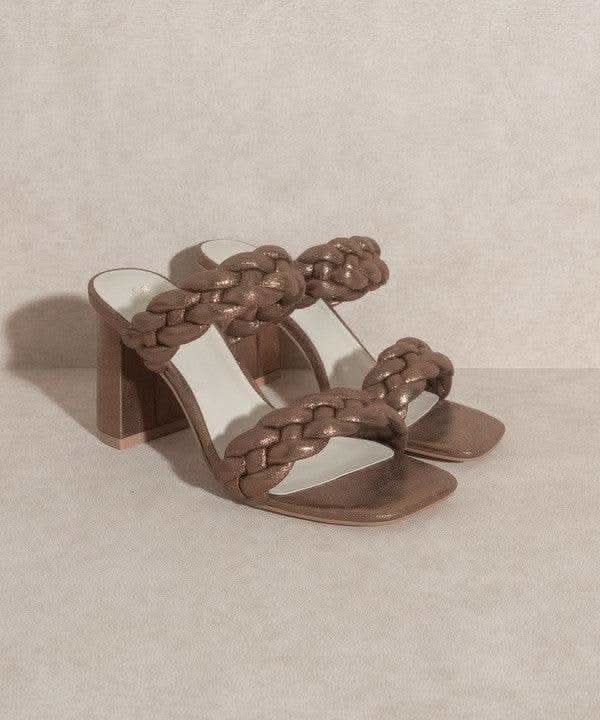 OASIS SOCIETY Savannah - Metallic Heel, 2 Colors - SwagglyLife Home & Fashion