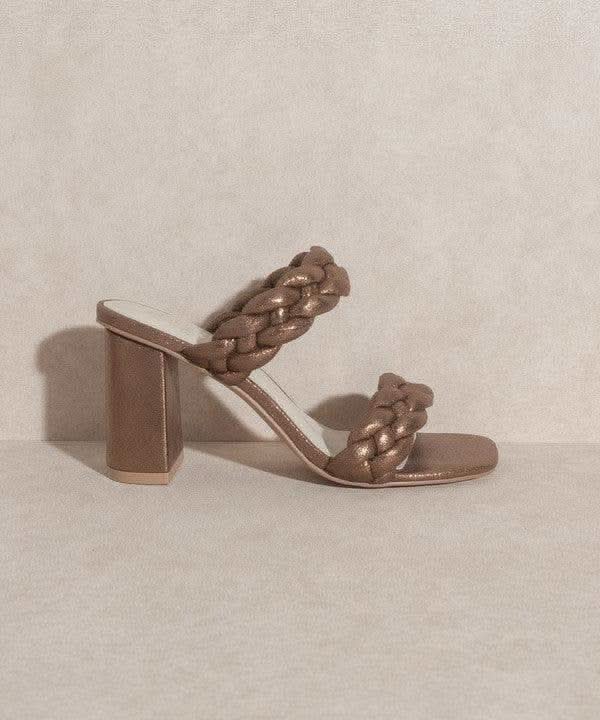 OASIS SOCIETY Savannah - Metallic Heel, 2 Colors - SwagglyLife Home & Fashion