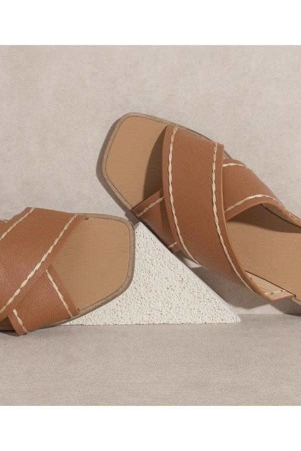 OASIS SOCIETY Stella - Criss Cross Sandal - SwagglyLife Home & Fashion