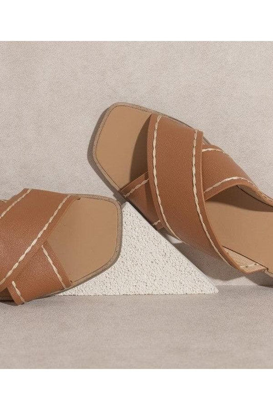 OASIS SOCIETY Stella - Criss Cross Sandal - SwagglyLife Home & Fashion