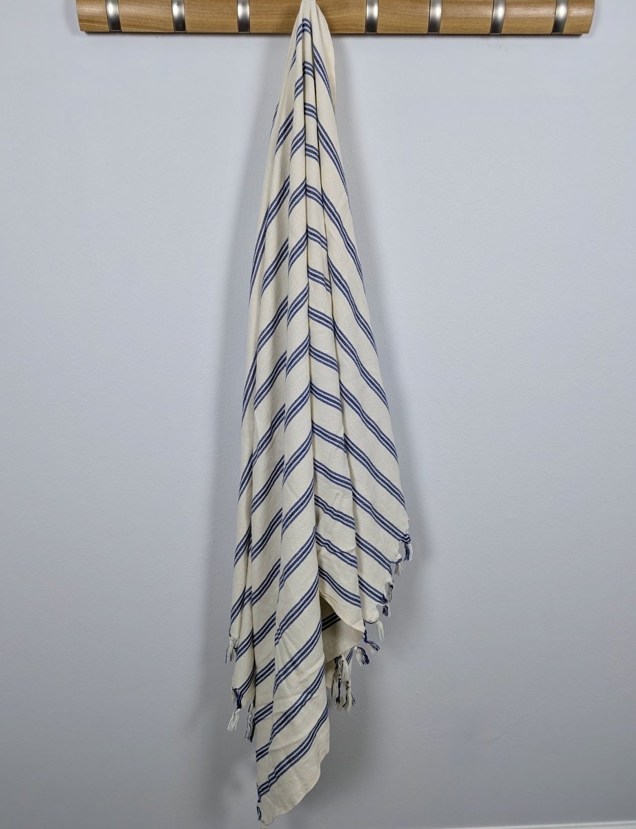 Ocean Breeze Towel | Lightweight, Absorbent & Quick-Drying Turkish Beach Towel in - Towel photo