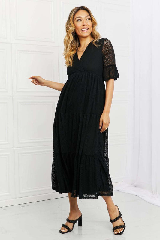 P & Rose Lovely Lace Full Size Tiered Dress in - Dresses photo