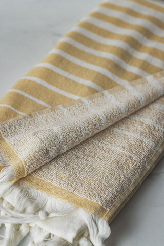 Paradise Stripe Turkish Towels – Vibrant Colors, Dual-Sided Design, Organic Turkish Cotton, 39”x70” in - Beach Towel photo