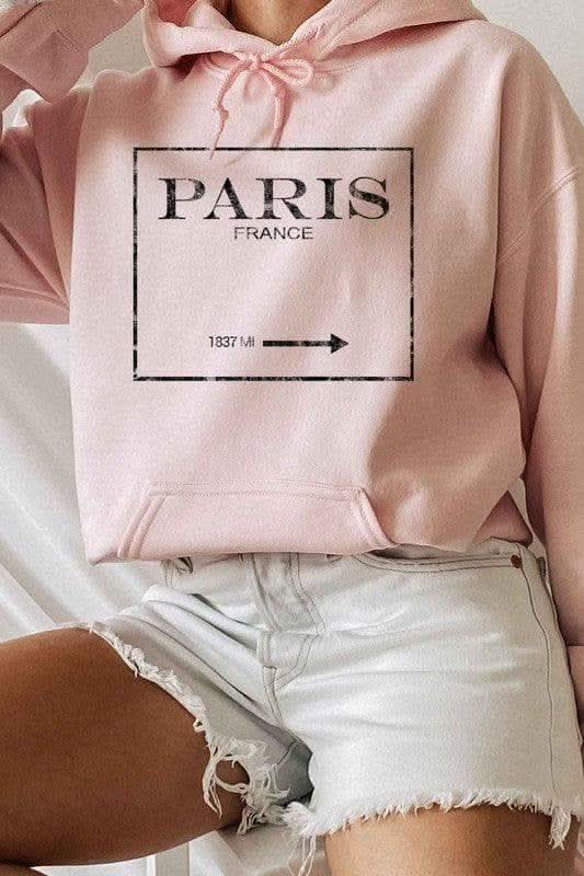 PARIS FRANCE Hoodie PLUS - SwagglyLife Home & Fashion