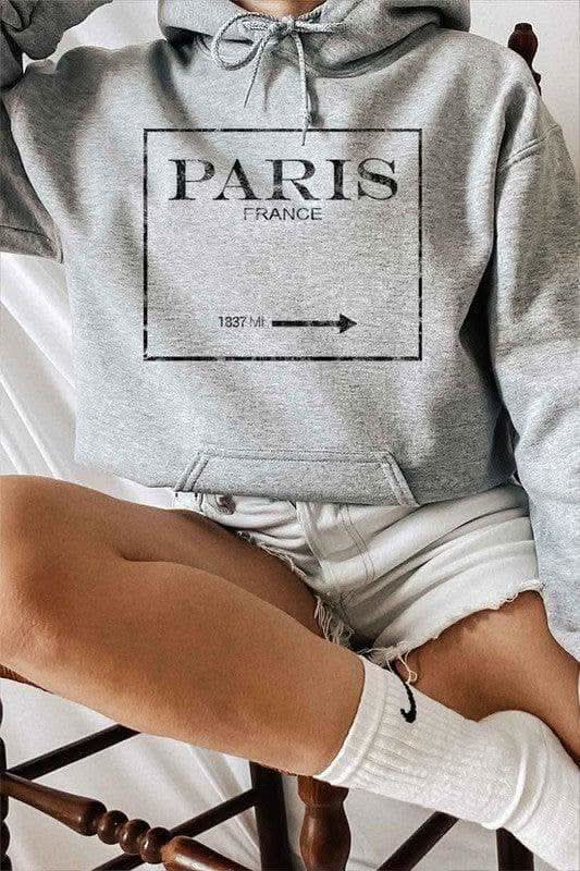 PARIS FRANCE Hoodie PLUS - SwagglyLife Home & Fashion
