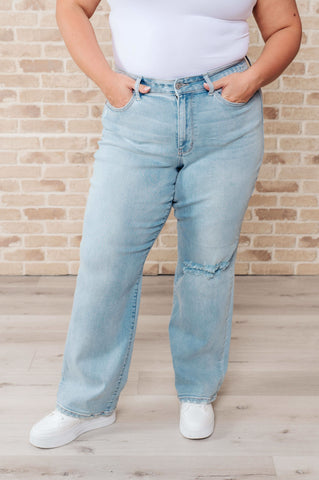 Parker High Rise 90's Straight Jeans in - Womens photo
