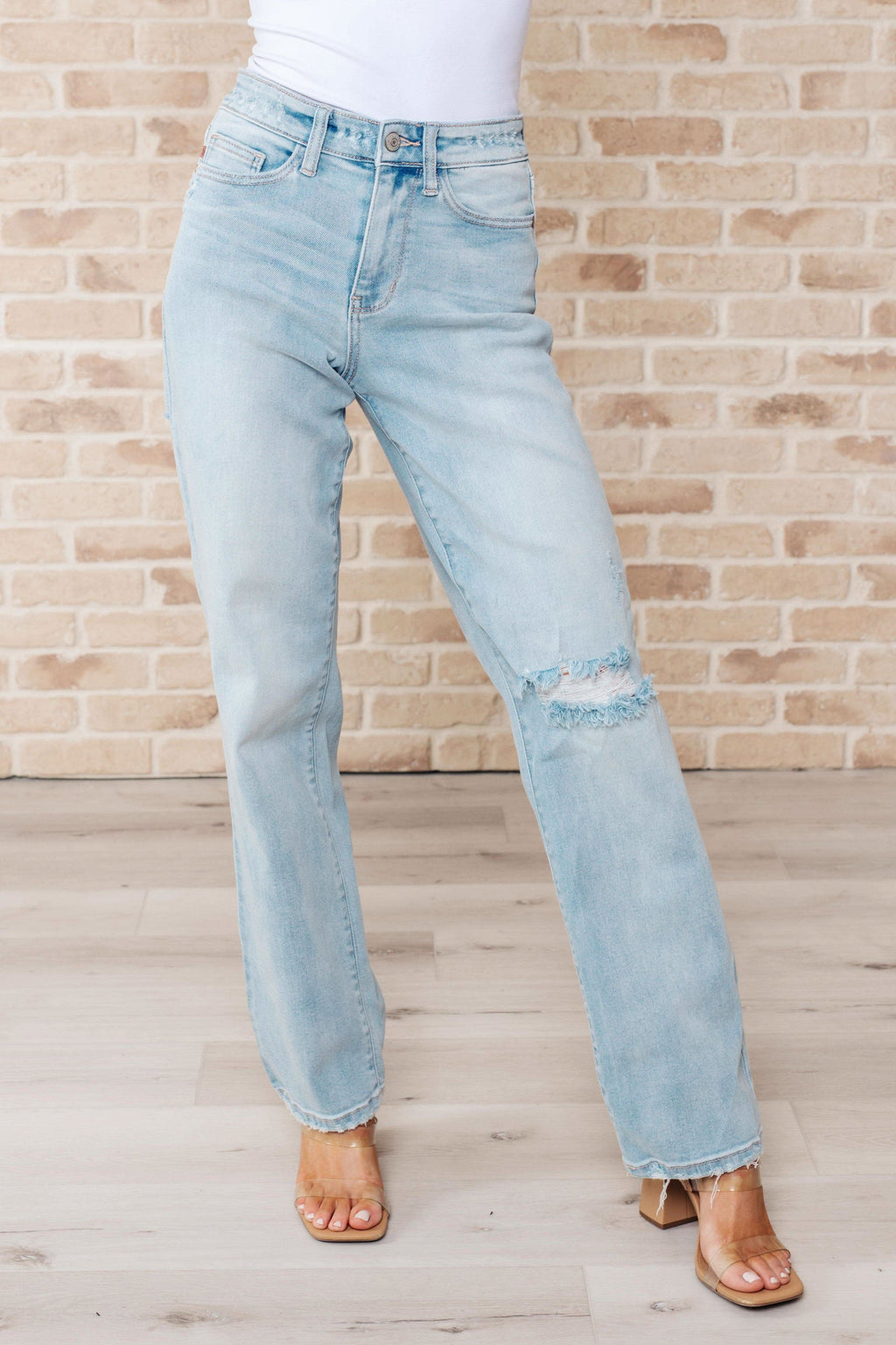 Parker High Rise 90's Straight Jeans in - Womens photo