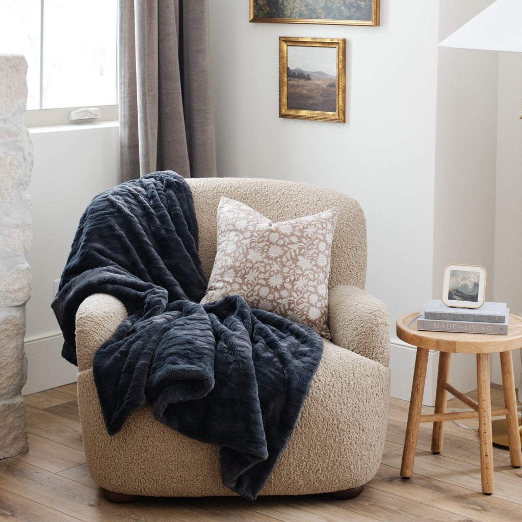 PATTERNED FAUX FUR THROW BLANKETS in - Throw Blanket photo
