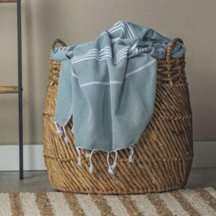 Perfect Classic XL Beach Blanket – 70”x90” Organic Turkish Cotton, Durable & Versatile in Green - Beach Blanket photo
