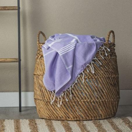 Perfect Classic XL Beach Blanket – 70”x90” Organic Turkish Cotton, Durable & Versatile in Purple - Beach Blanket photo