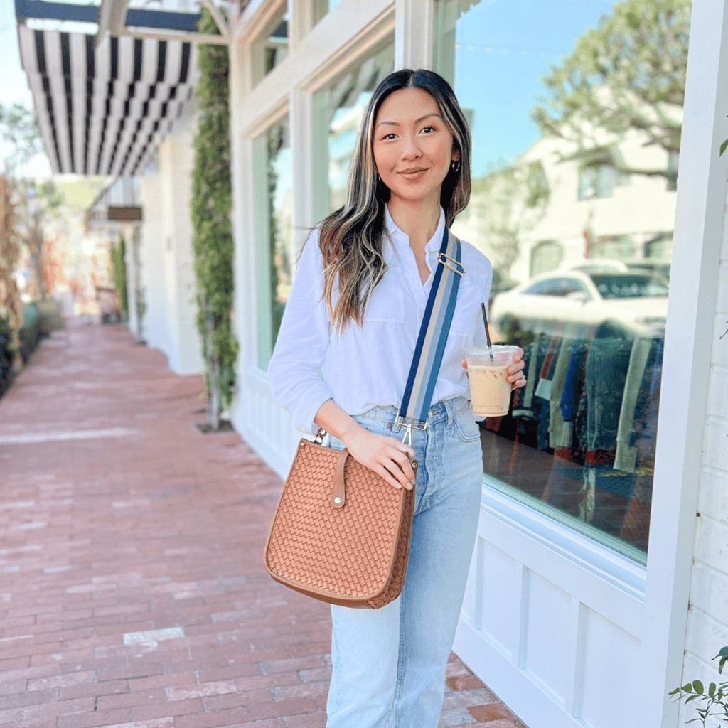 Lea Woven Courier | Choose Your Strap in - Bags photo