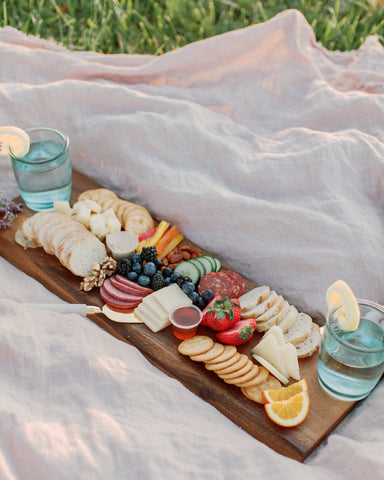 24" Acacia Wood Serving Board in - Tableware photo