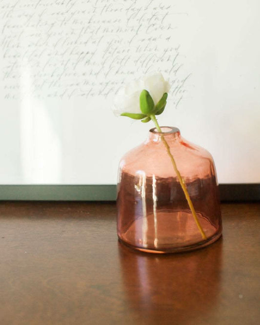 Bella Handblown Hammered Bud Vase in - Pots & Planters photo