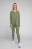 ZENANA Brushed DTY Microfiber Loungewear Set