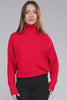 Zenana Viscose Dolman Sleeve Turtleneck Sweater