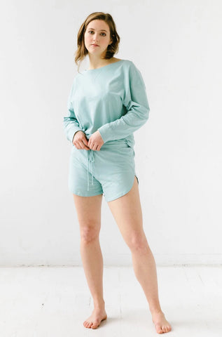 Salua Ribbed Pullover in - PULLOVER photo