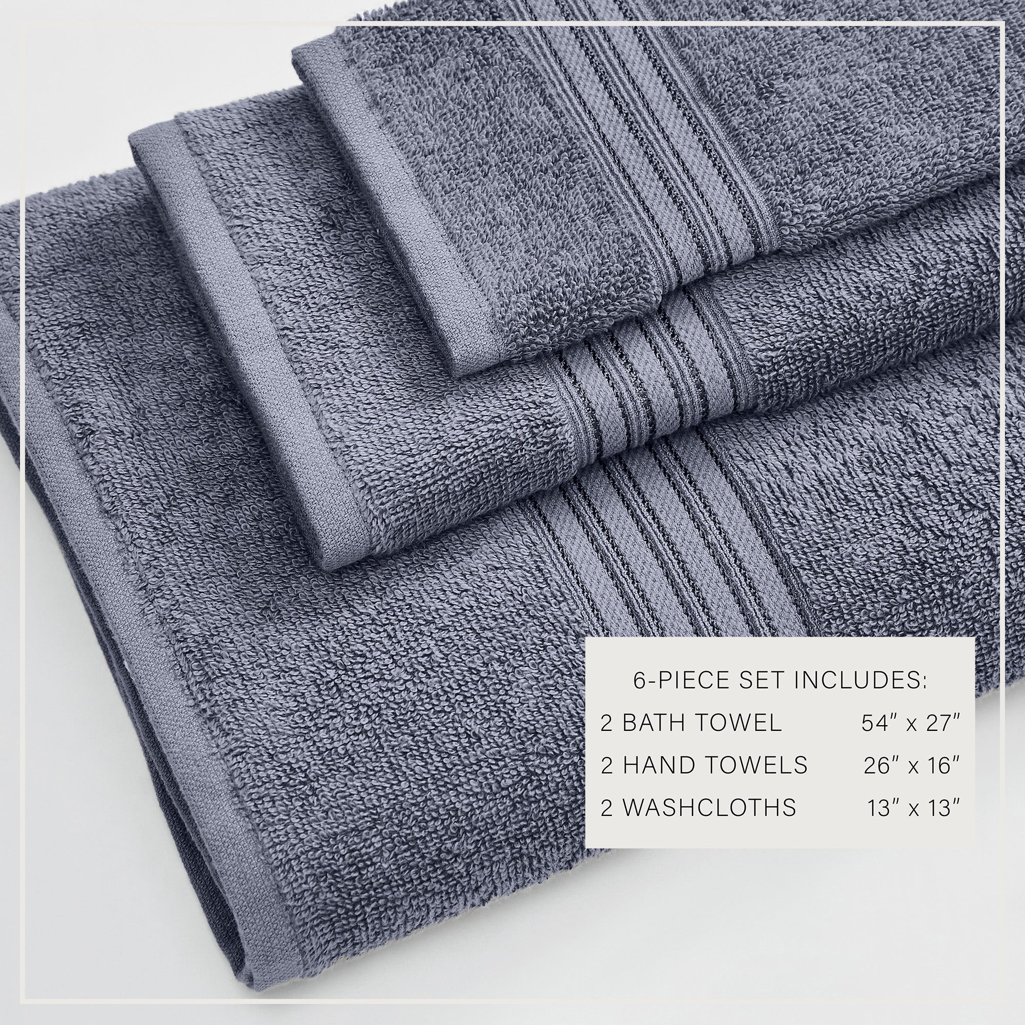 Cotton Terry Bath Towel Set - Cooper Collection in - photo