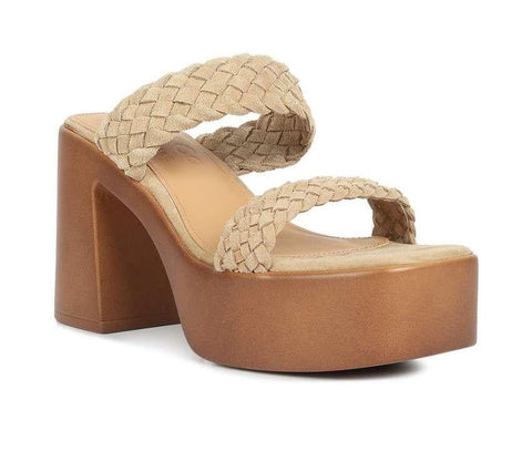 Rag & Company Misaki Braided Detail Chunky Sandals - SwagglyLife Home & Fashion