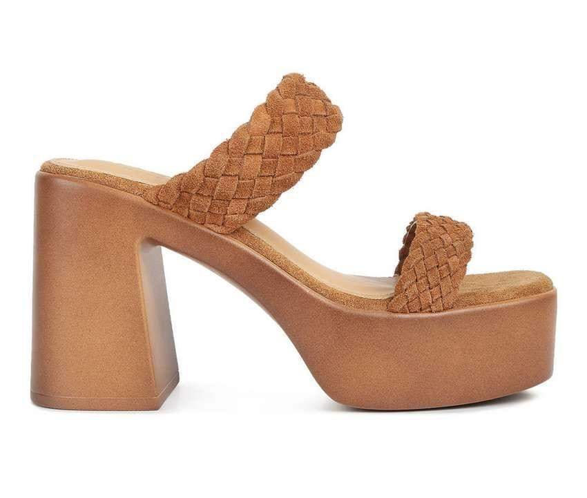 Rag & Company Misaki Braided Detail Chunky Sandals - SwagglyLife Home & Fashion